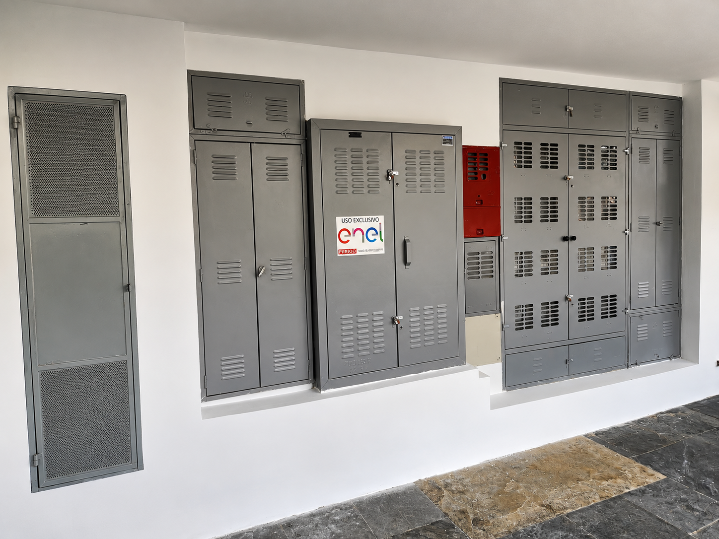 Centro de medição ENEL instalado