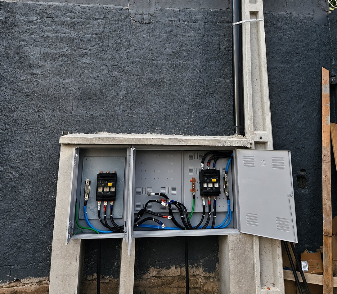 Centro de medição ENEL — padrão de entrada externo